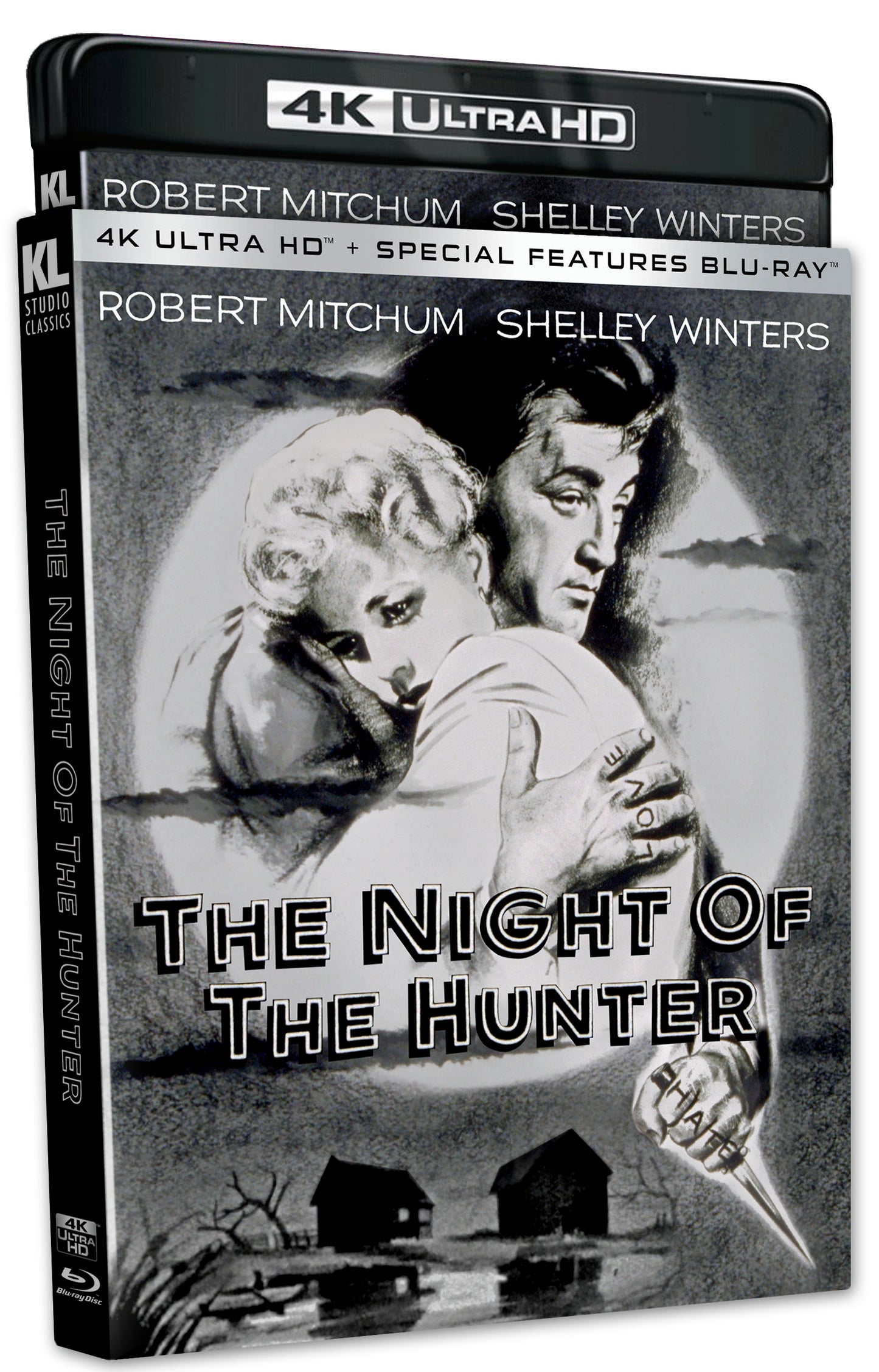 Night of the Hunter 4K UHD + BD with Slipcover (Kino Lorber)