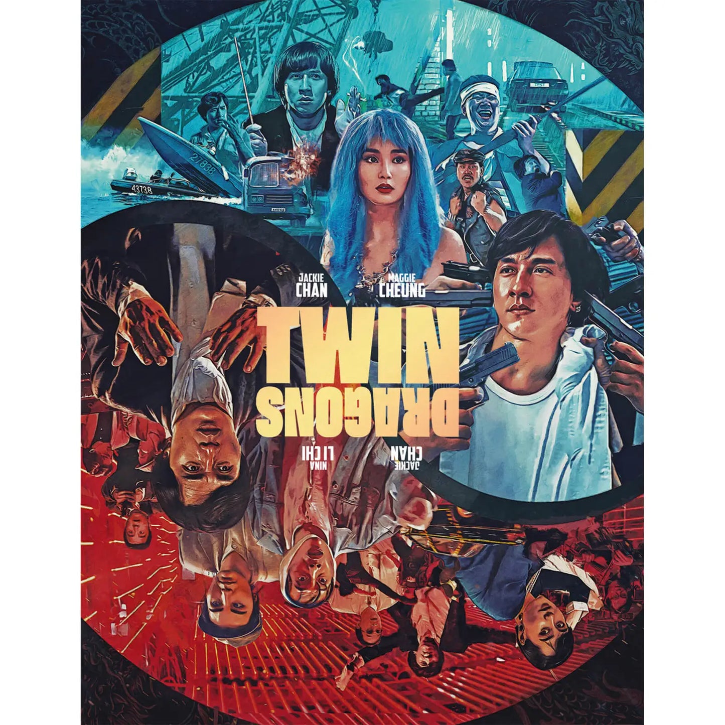 Twin Dragons Blu-ray with Slip (88 Films/Region B)
