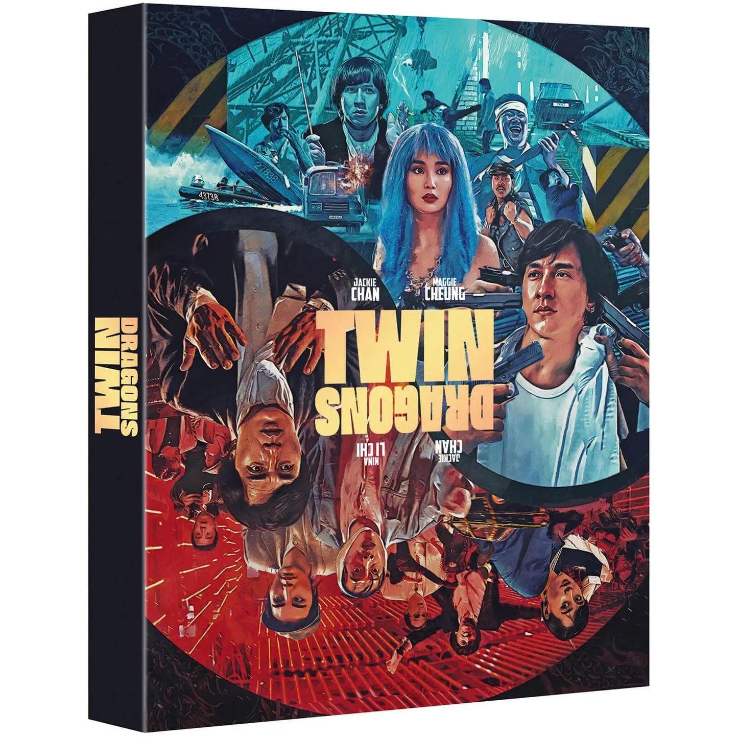 Twin Dragons Blu-ray Limited Edition with Slipcase + Book (88 Films/Region B)