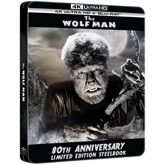 The Wolf Man 4K UHD 80th Anniversary Limited Edition SteelBook (Universal UK/Region Free)/B