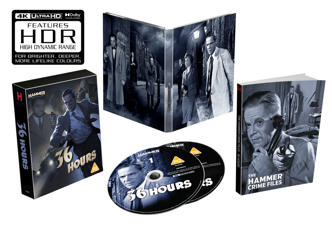 36 Hours (1964) Limited Collector's Edition 4K Ultra HD + Blu-Ray (Hammer Films/Region Free)