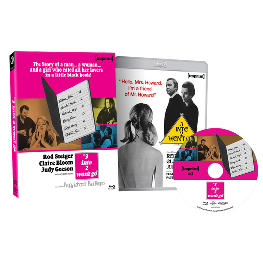 Three Into Two Won’t Go (1969) Limited Edition Blu-ray with Slipcase (Imprint/Region Free)