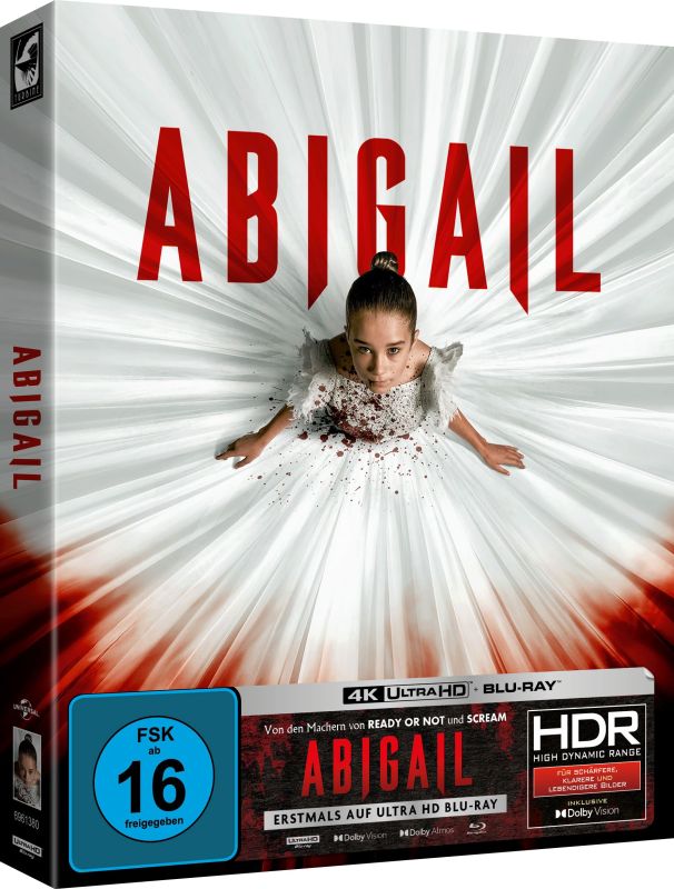 Abigail 4K UHD + Blu-ray with Slipcase (Turbine/Region Free) LIMIT 1 PER CUSTOMER