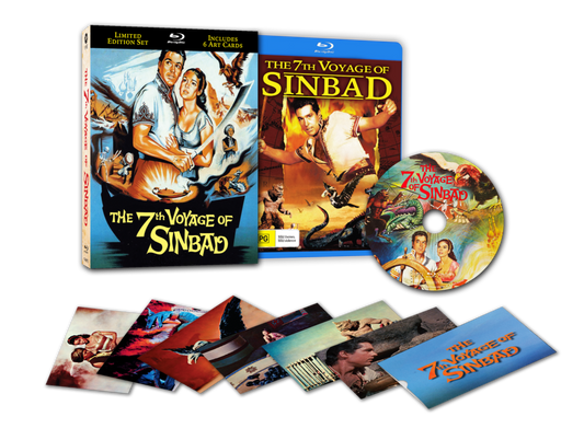 The 7th Voyage Of Sinbad (1958) – Blu-ray Limited Edition 3D Lenticular Hardcase + Art Cards (ViaVision/Region Free)