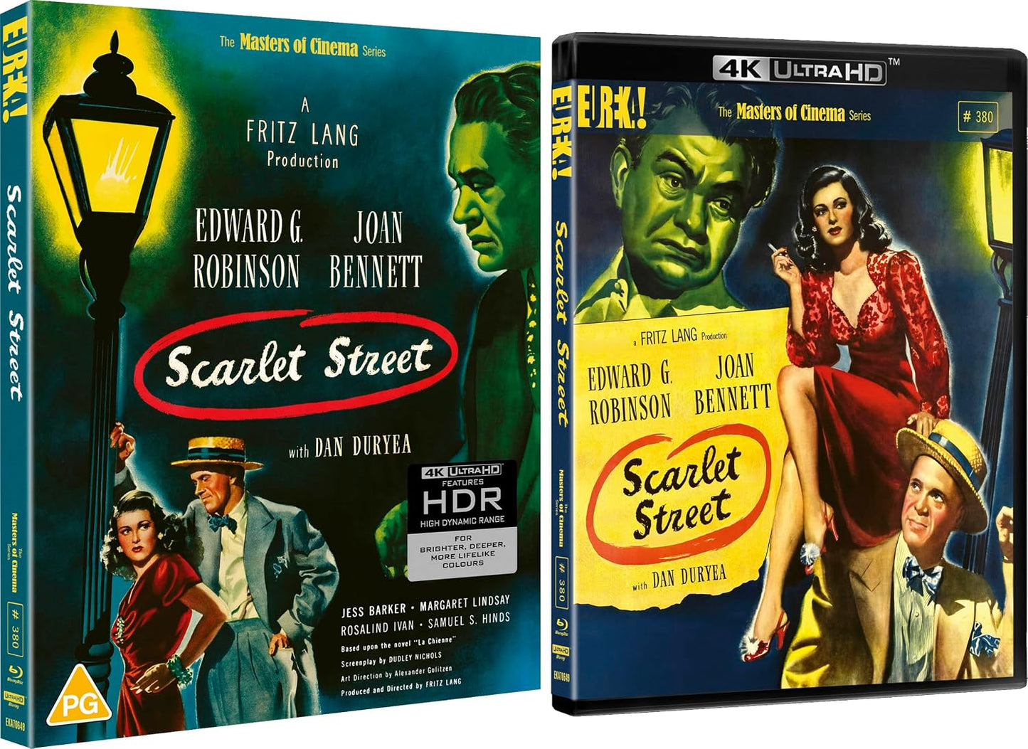 Scarlet Street 4K UHD + Blu-ray Limited Edition with Slipcover + Booklet (Eureka Entertainment/Region Free/B) [Preorder]