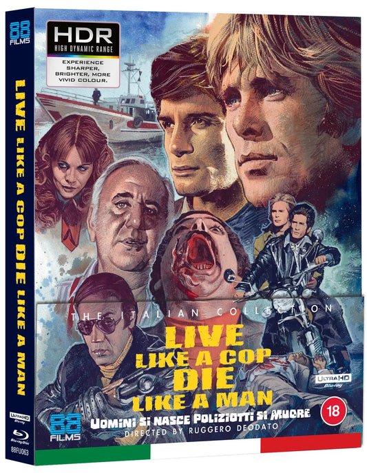 Live Like a Cop, Die Like a Man 4K UHD + Blu-ray Limited Edition with Slipcase (88 Films UK/Region Free/B) [Preorder]