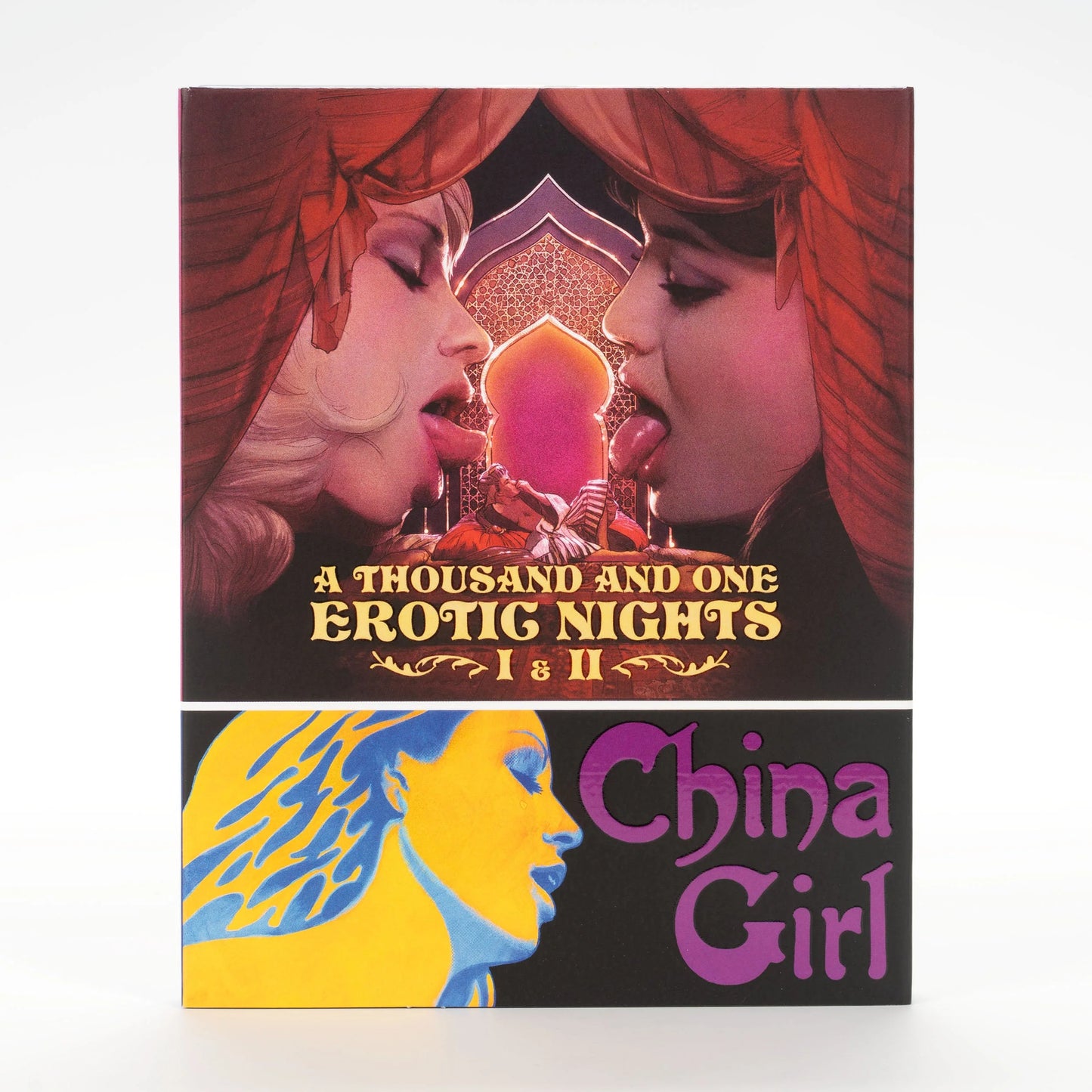 A Thousand and One Erotic Nights 1 & 2 + China Girl Blu-ray with Limited Edition Slipcover (Peekarama) LIMIT 1 PER CUSTOMER