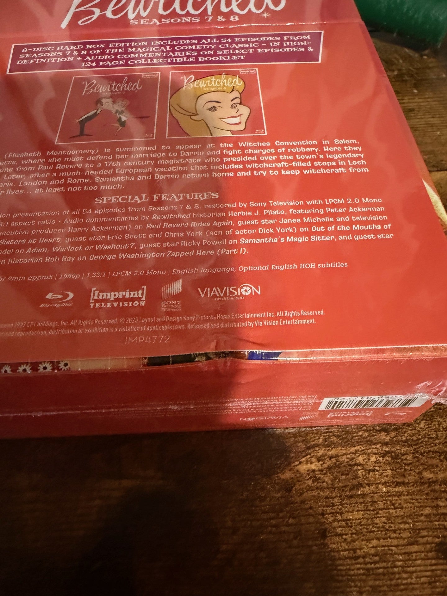 Bewitched – Seasons 7 & 8 (1970 – 1972) Blu-ray Hardbox (Imprint/Region Free) DAMAGED HARDBOXES (SEE SAMPLE PHOTOS)