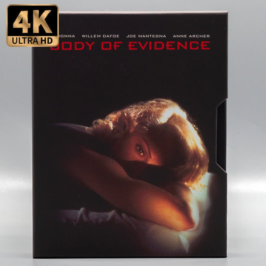 Body of Evidence 4K UHD + Blu-ray with Limited Edition Hard Slipcase + Slipcover Combo (Vinegar Syndrome)