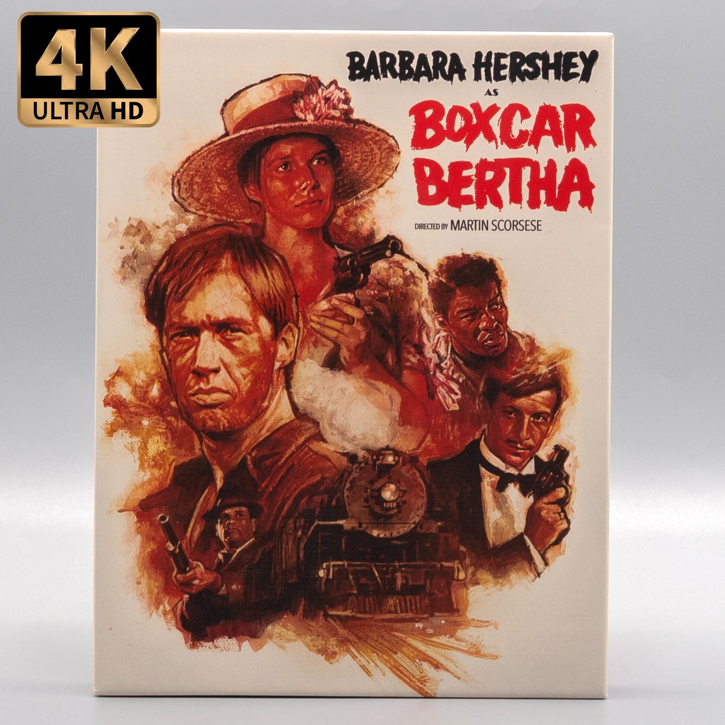 Boxcar Bertha 4K UHD + Blu-ray with Limited Edition J-card MediaBook Slipcase (Cinématographe)