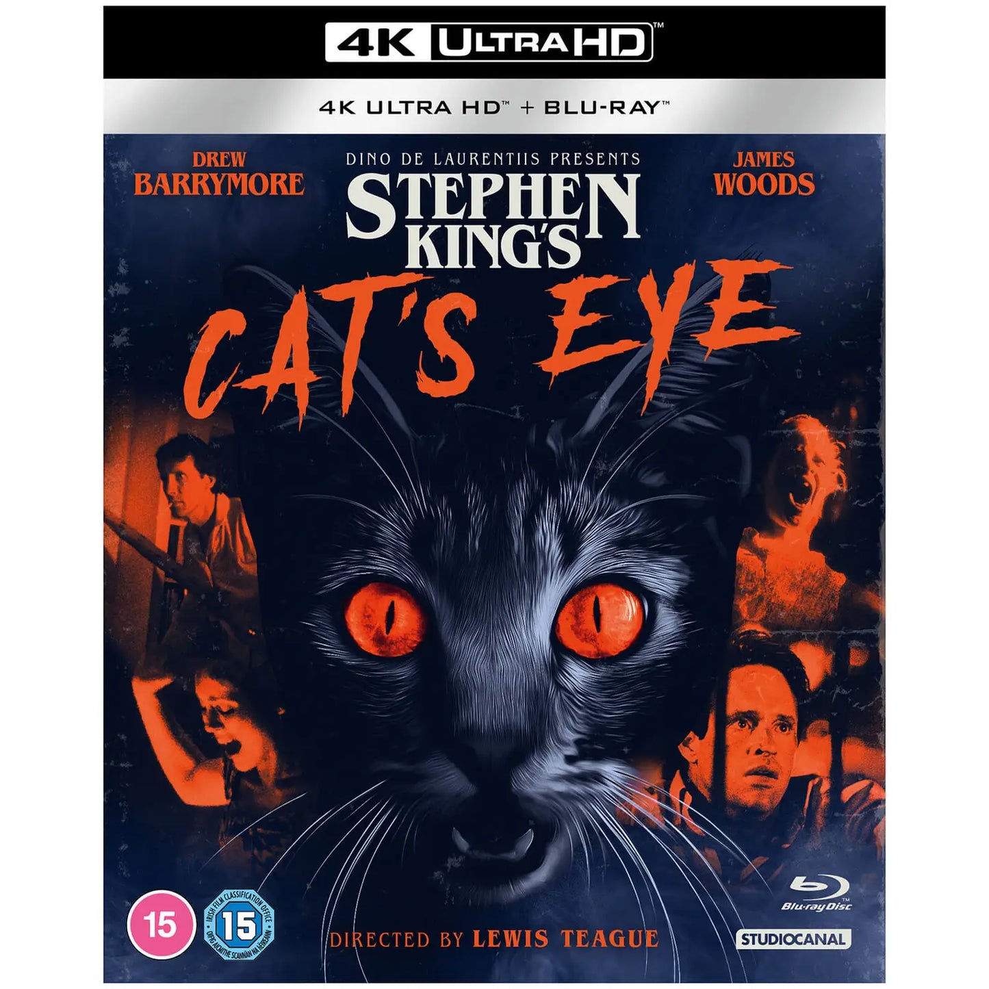 Stephen King's Cat's Eye 4K UHD + BD with Slipcover (StudioCanal/Region Free/B)