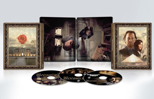The Da Vinci Code 20th Anniversary 4K UHD + Blu-ray SteelBook (Sony U.S.) LIMIT 1 PER CUSTOMER