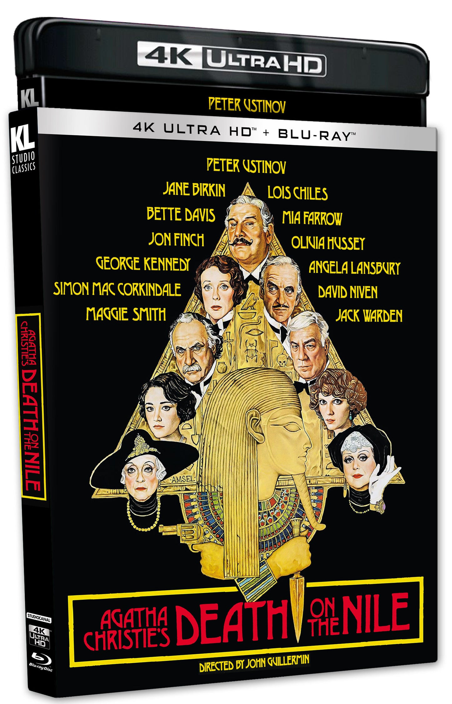 Death on the Nile 4K UHD + Blu-ray with Slipcover (Kino Lorber) [Preorder]