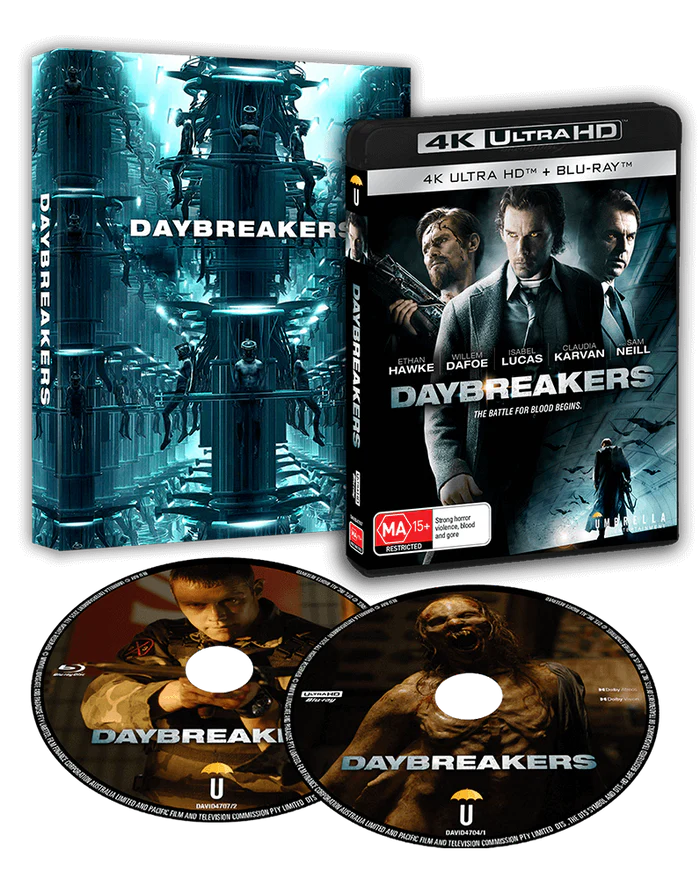 Daybreakers (2009) 4K UHD + Blu-ray with Slipcover (Umbrella/Region Free) [Preorder] MAJOR RELEASE DATE CHANGE