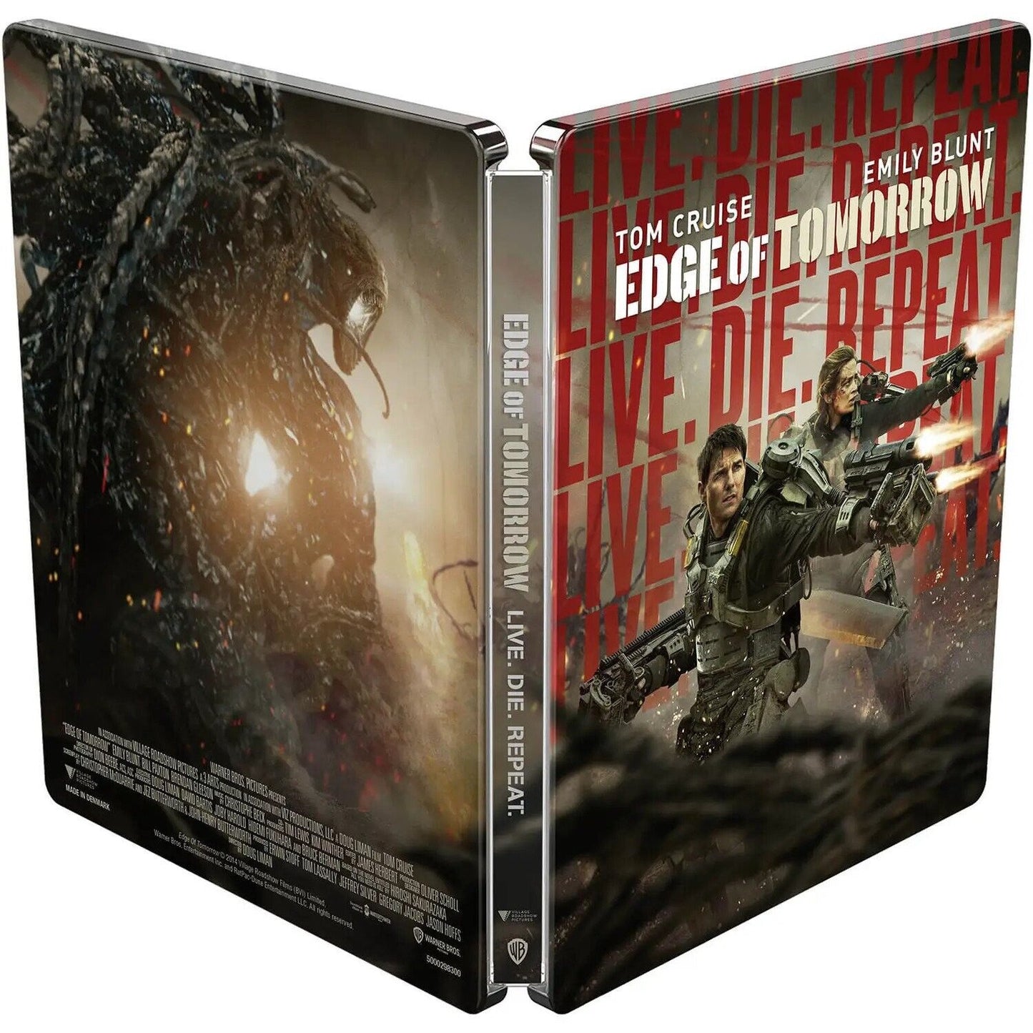Edge of Tomorrow 4K UHD + Blu-ray SteelBook (WB UK/Region Free)