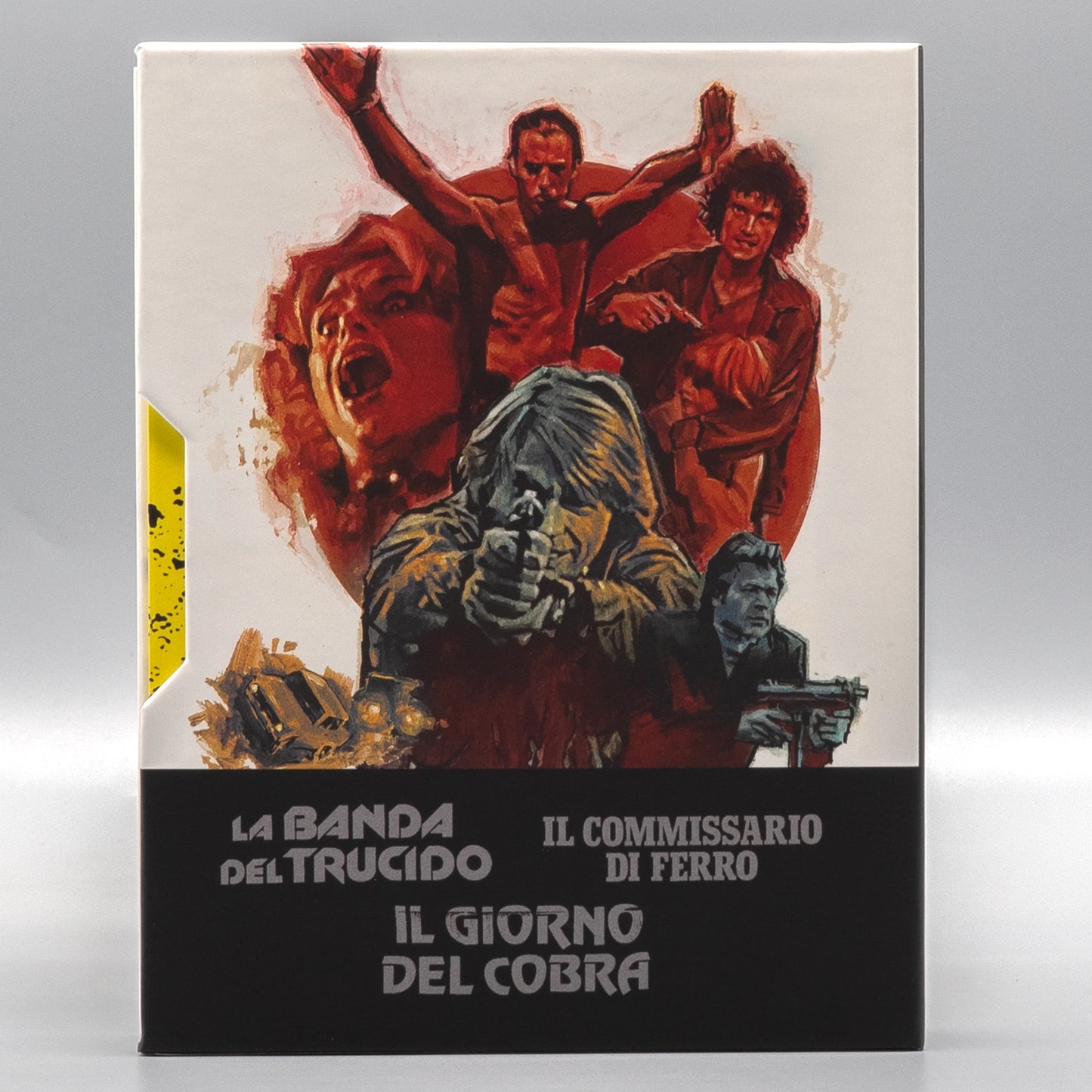 Eurocrime Rarities: Volume 1 (3-Disc) Blu-ray set with Slipcase + Slipcover Combo (Vinegar Syndrome)