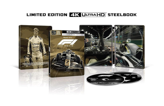 F1: The Movie 4K UHD + Blu-ray SteelBook (Warner Bros. U.S.)