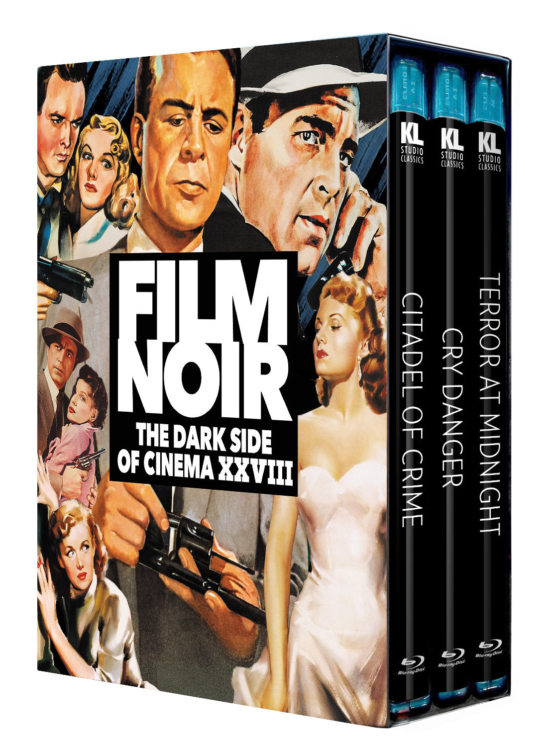 Film Noir: The Dark Side of Cinema XXVIII Blu-ray with Slipcase (Kino Lorber) [Preorder]