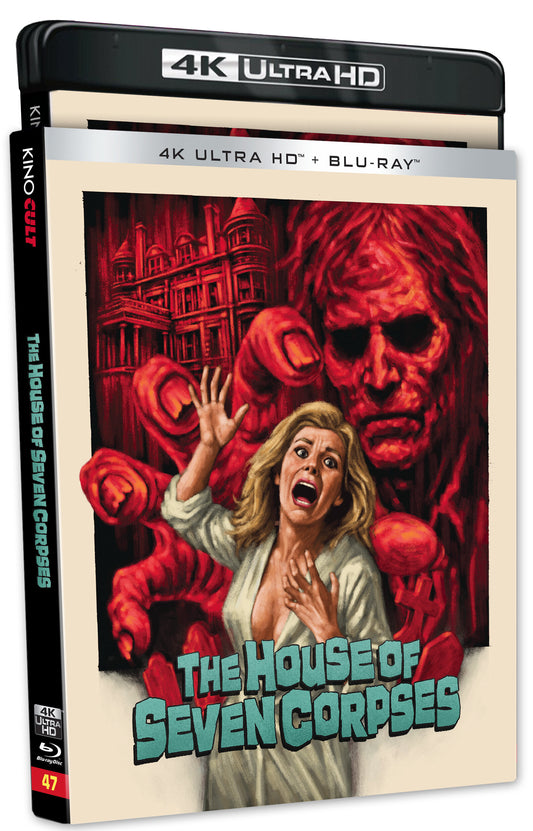 The House of Seven Corpses 4K UHD + Blu-ray with Slipcover (Kino Lorber) [Preorder]