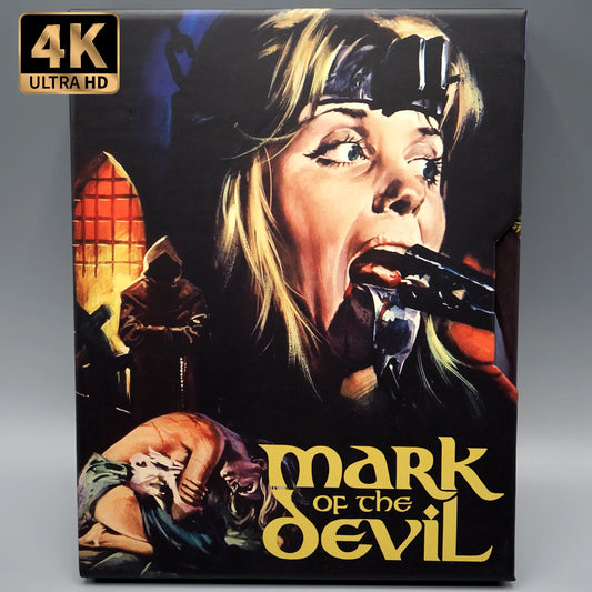 Mark of the Devil 4K UHD + Blu-ray with Limited Edition Hardcase Slipcase + Slipcover (Vinegar Syndrome)