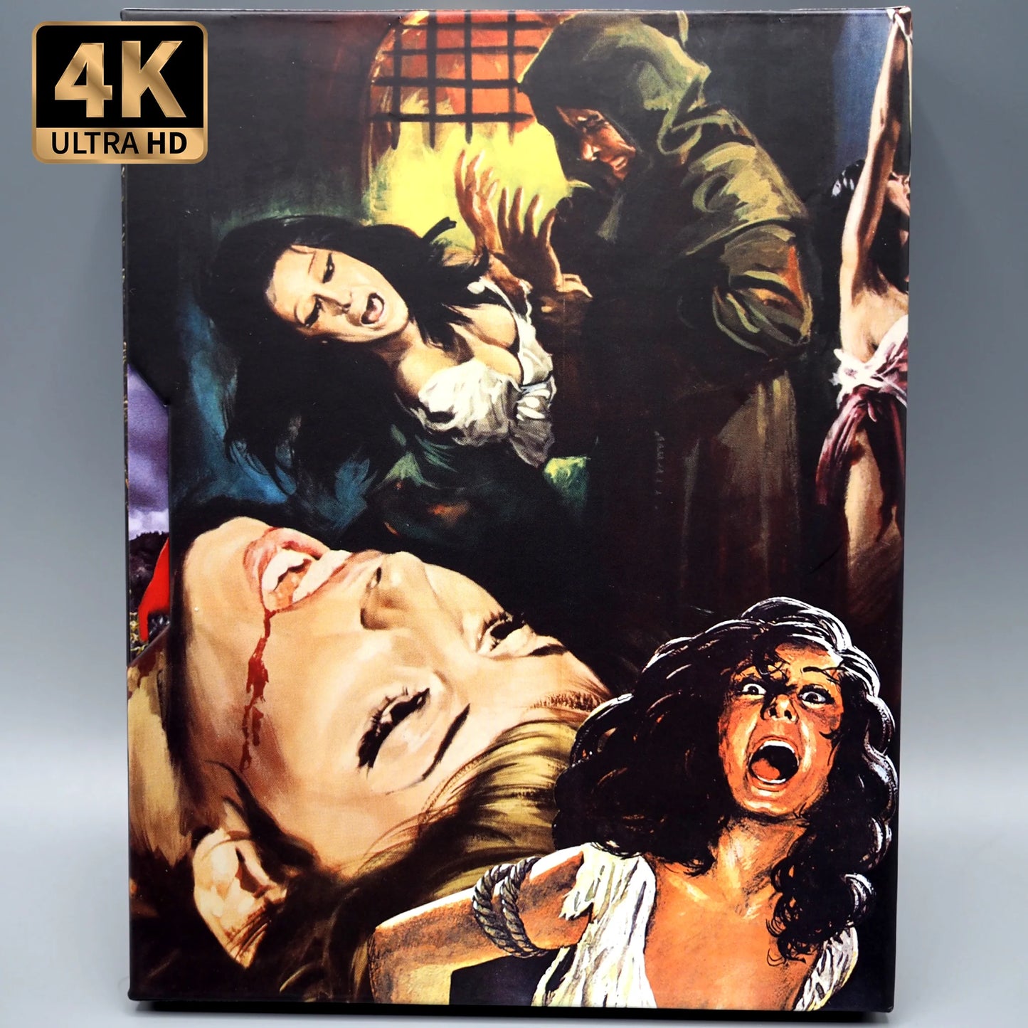 Mark of the Devil 4K UHD + Blu-ray with Limited Edition Hard Slipcase + Slipcover Combo  (Vinegar Syndrome)