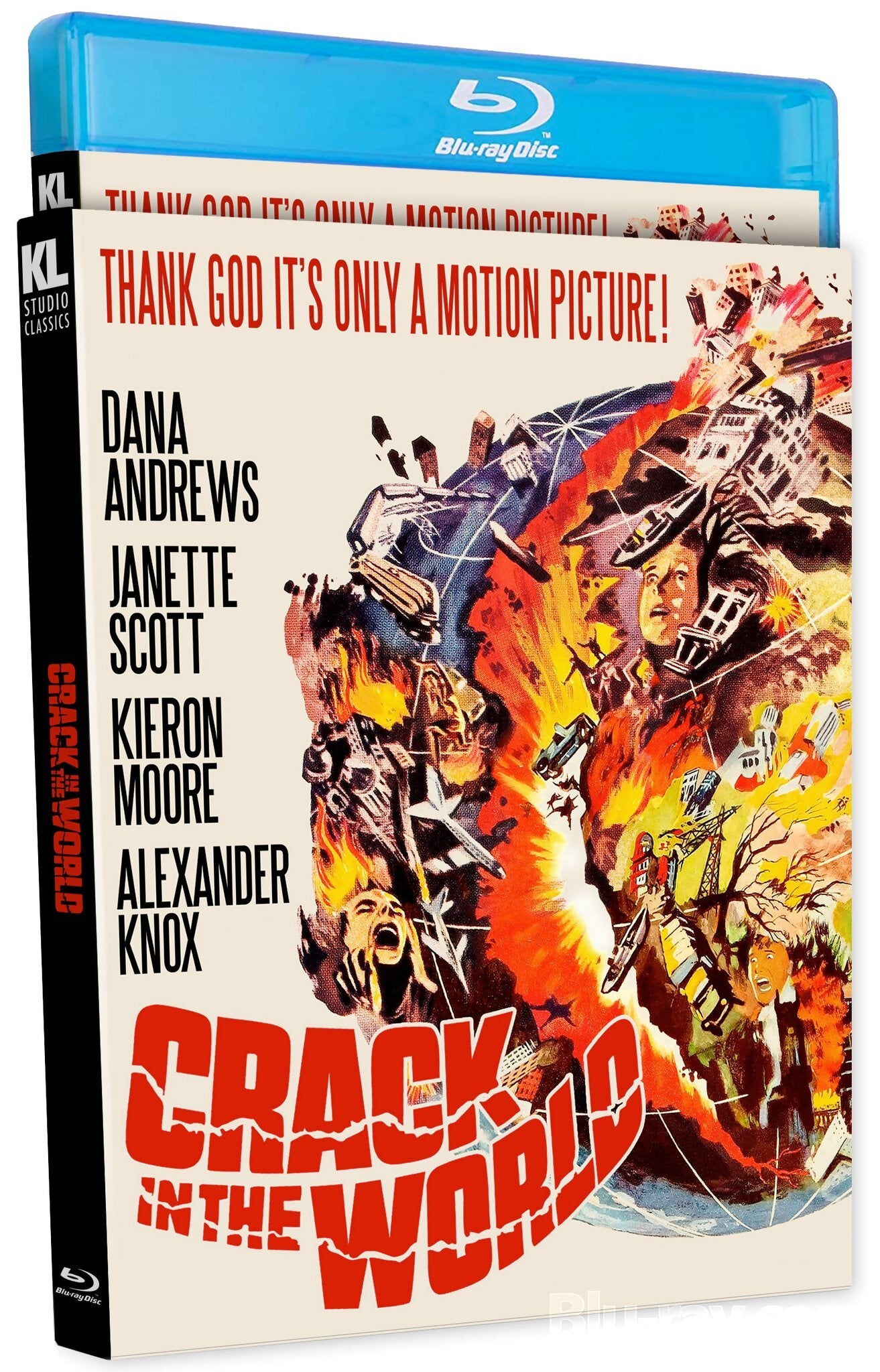 Crack in the World Blu-ray with Slipcover (Kino Lorber)
