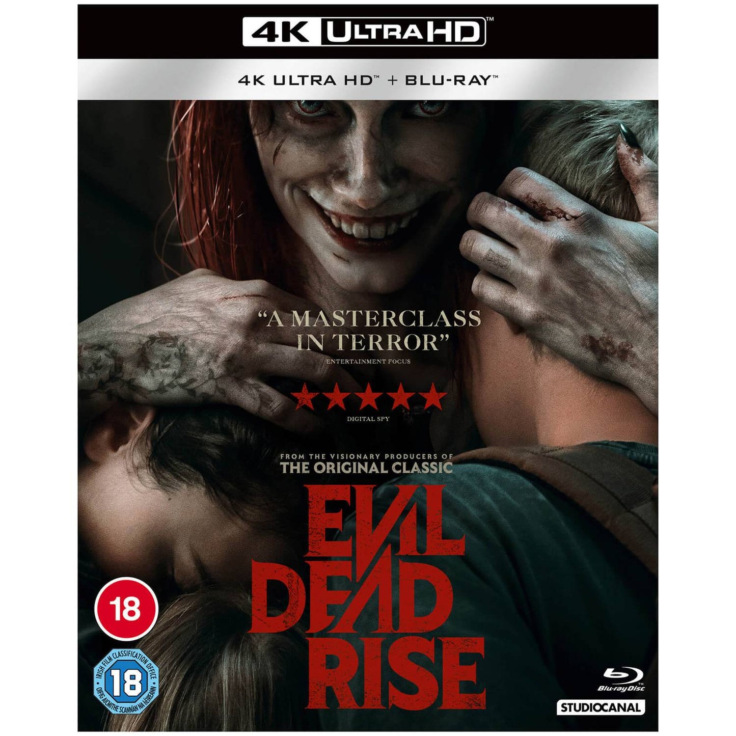Evil Dead Rise 4K UHD + Blu-ray with Slip/Commentary (StudioCanal/Region Free/B)