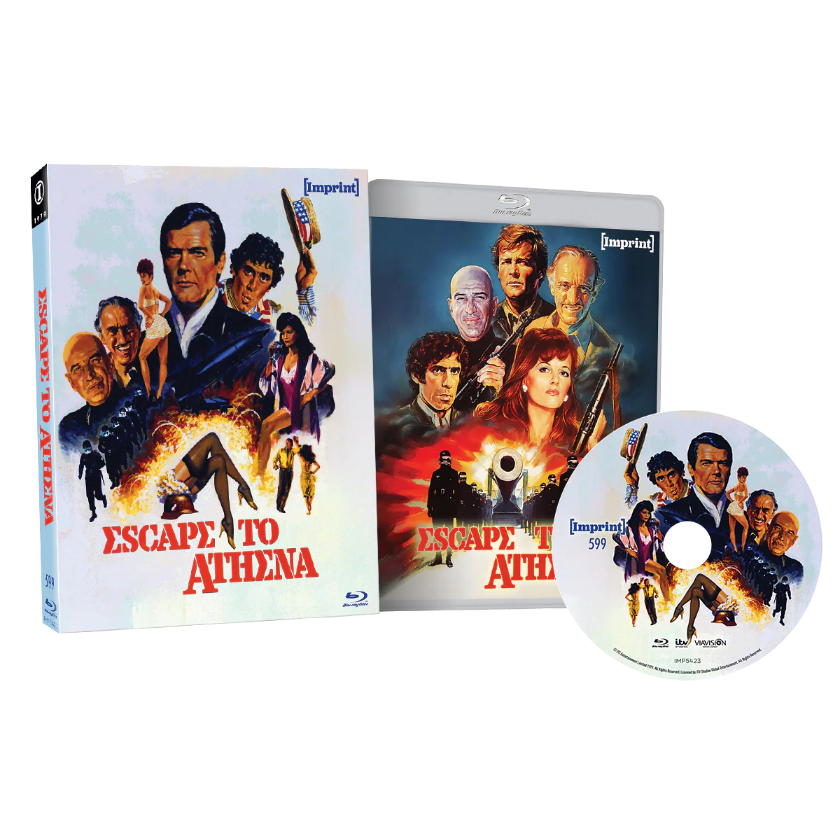 Escape to Athena (1979) (Imprint Collection #599) - Limited Edition Blu-ray with Slipcase (Imprint/Region Free)