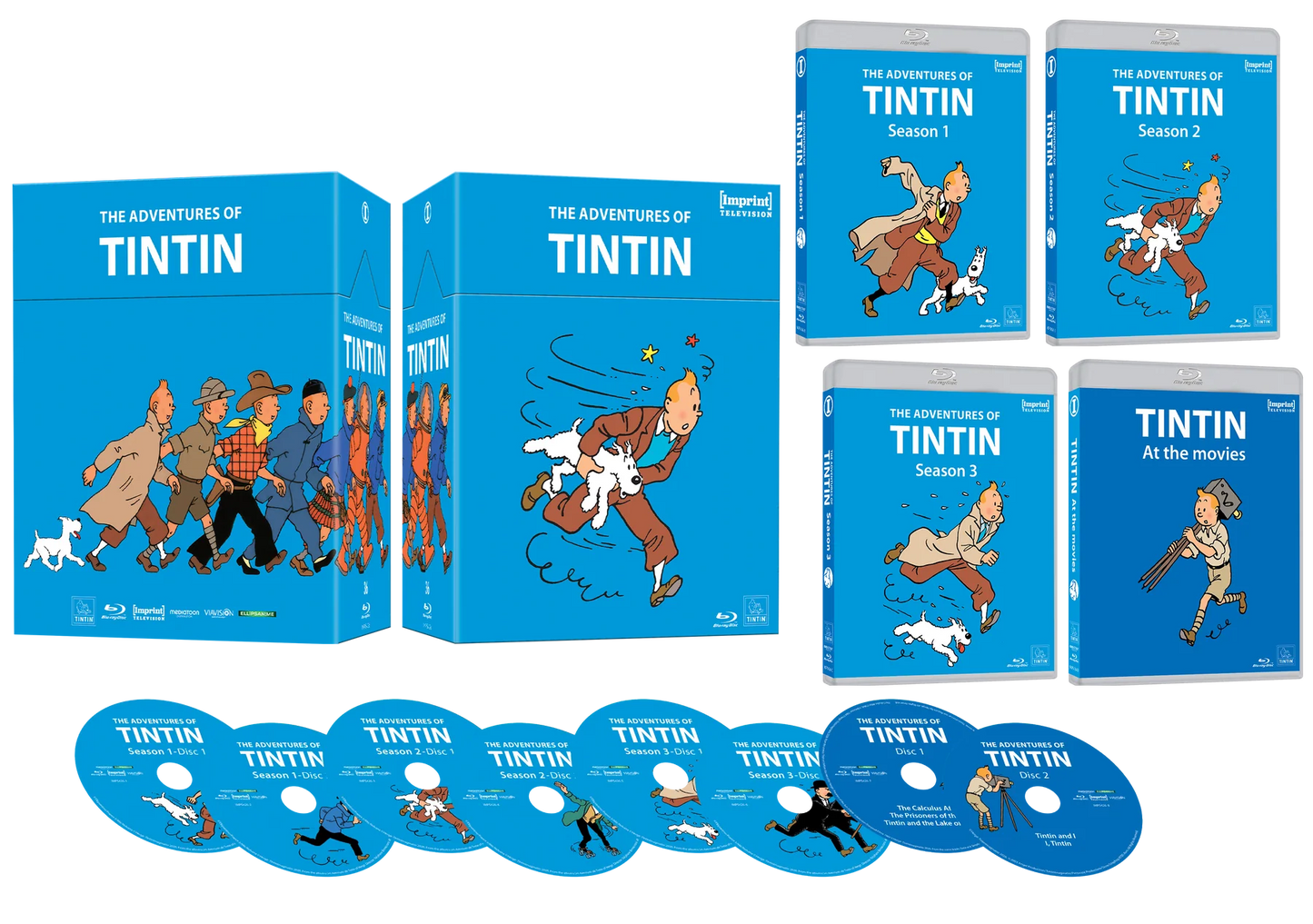 The Adventures of TinTin: The Complete Collection (1991 - 1992) - Limited Edition Blu-ray Hardbox  (Imprint/Region Free) [Preorder]