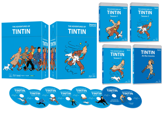 The Adventures of TinTin: The Complete Collection (1991 - 1992) - Limited Edition Blu-ray Hardbox  (Imprint/Region Free) [Preorder]