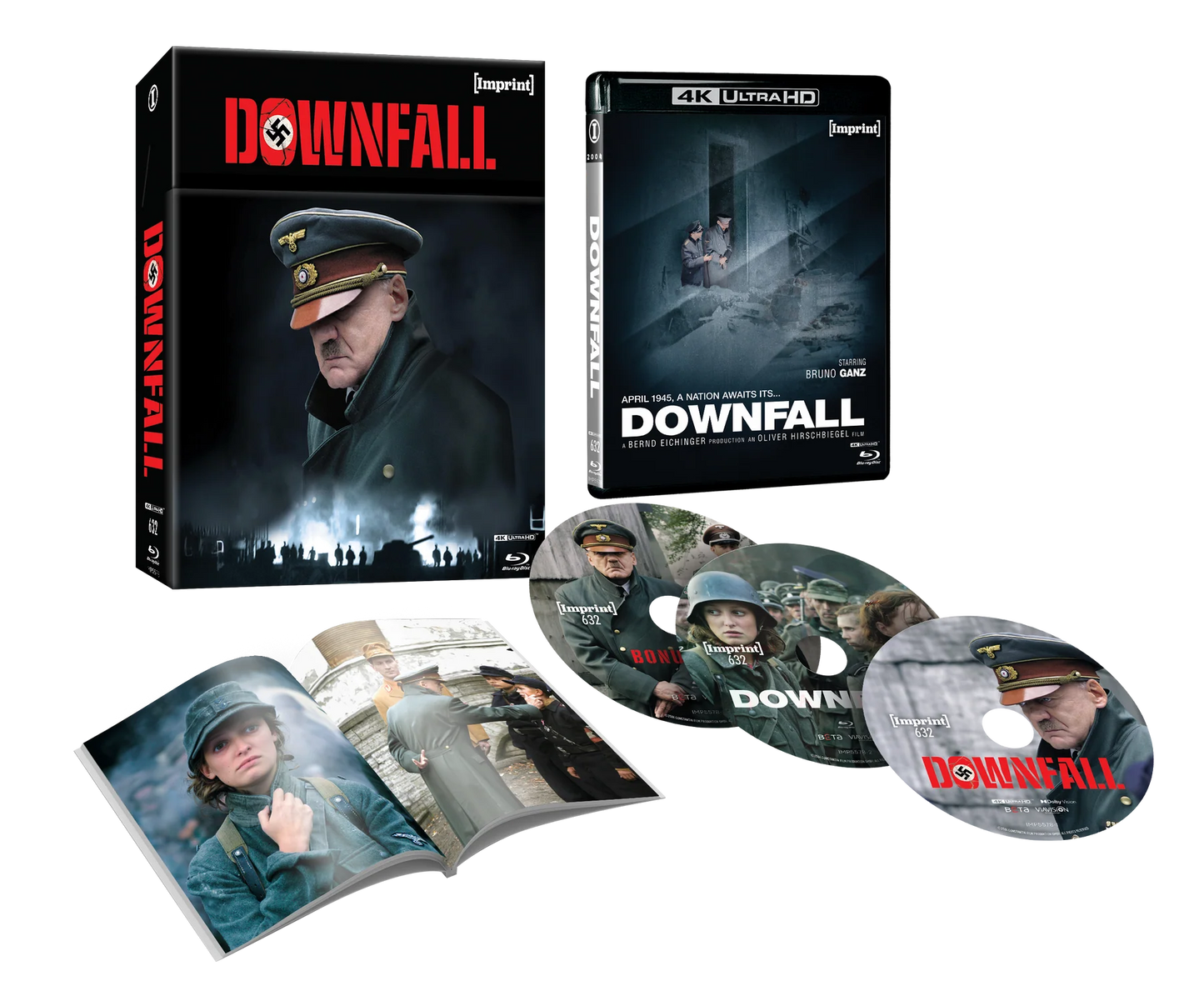 Downfall (2004) - Limited Edition 4K UHD + Blu-ray Hardbox + Hardcover Booklet (Imprint/Region Free) [Preorder]