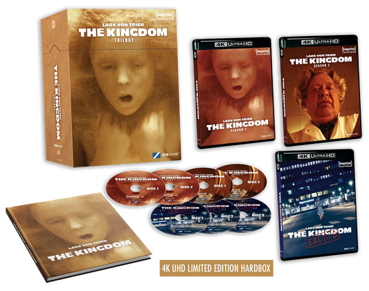Lars von Trier's The Kingdom Trilogy (1994 - 2022) - Imprint Television #45 - 4K UHD Limited Edition Hardbox + Hardcover Booklet (Imprint/Region Free) [Preorder]