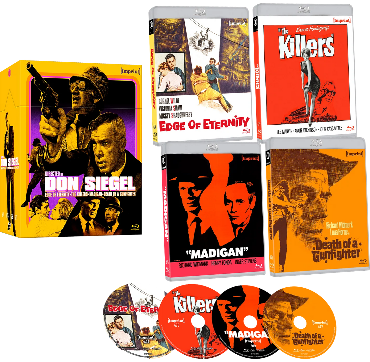 Directed By... Don Siegel (1959 - 1969) - Blu-ray Limited Edition Hardbox (Imprint/Region Free) [Preorder]