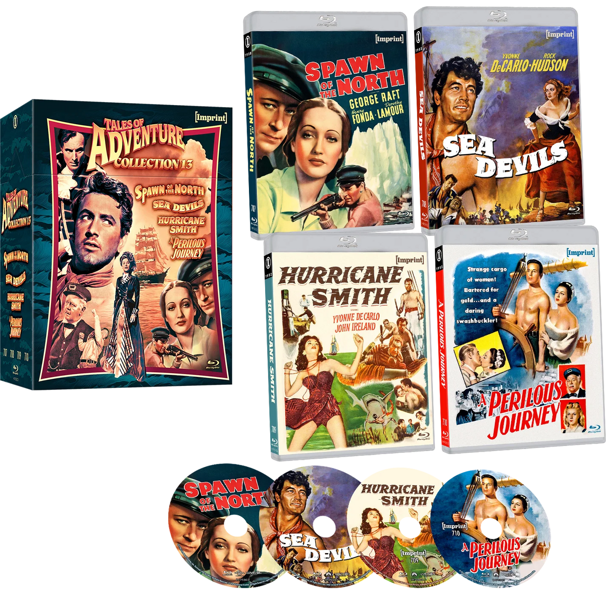 Tales of Adventure: Collection 13 (1938 - 1953) - Blu-ray Limited Edition Hardbox (Imprint/Region Free) [Preorder]