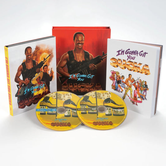 I'm Gonna Git You Sucka 4K UHD + Blu-ray Limited Edition Deluxe Box with Slipcover (Vinegar Syndrome) LIMIT 1 PER CUSTOMER
