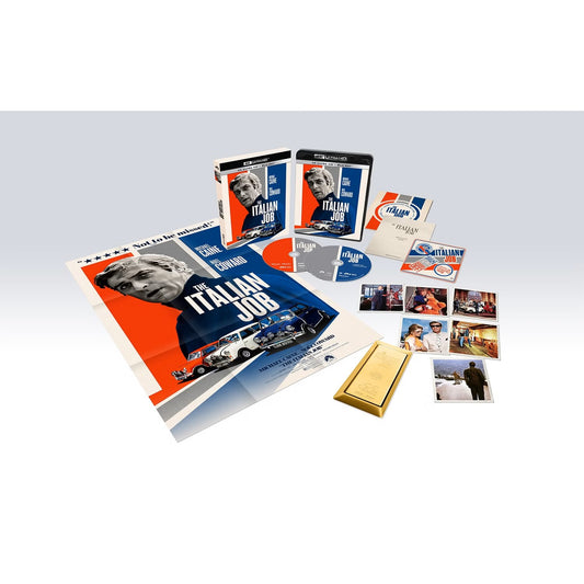 The Italian Job 4K UHD + Blu-ray Collector's Set (Region Free UK Import)