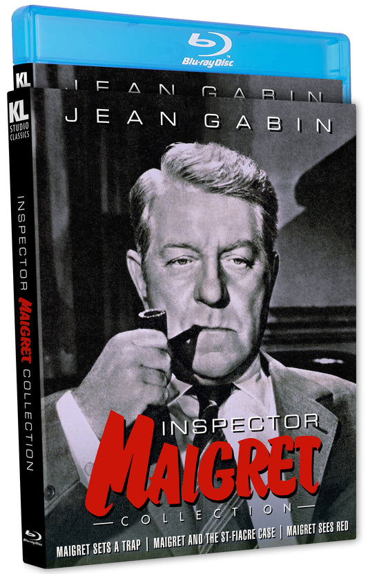 Jean Gabin as Inspector Maigret [Maigret Sets a Trap | Maigret and the St. Fiacre Case Blu-ray with Slipcover (Kino Lorber) [Preorder]