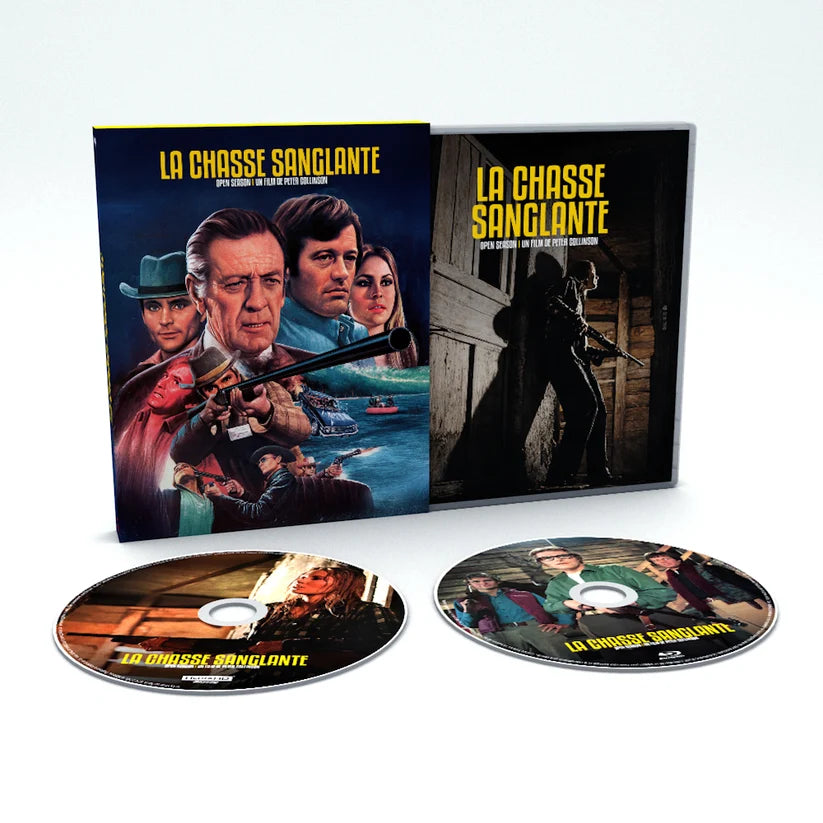 LA CHASSE SANGLANTE - Open Season 4K UHD + Blu-ray with Slipcover (The Smoking Cat/Region Free) [French Import]