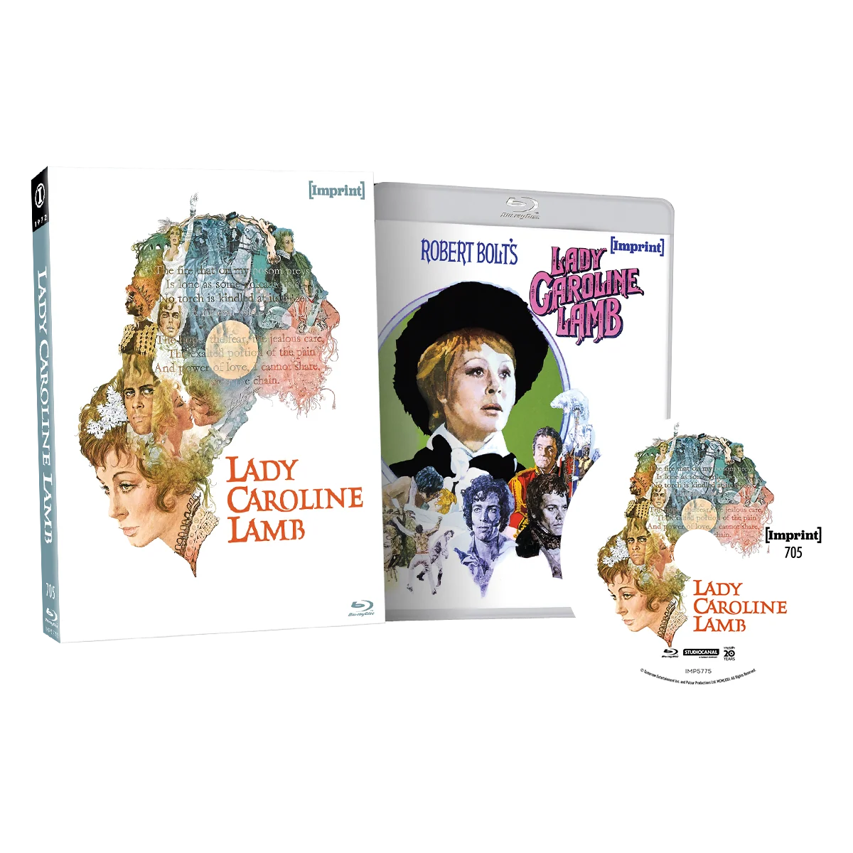 Lady Caroline Lamb (1972) - Limited Edition Blu-ray with Slipcase (Imprint/Region Free) [Preorder]