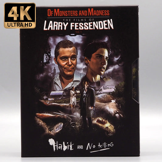 The Films of Larry Fessenden: Volume 1 - Habit & No Telling 4K UHD + Blu-ray with Limited Edition Hard Slipcase + Dual Slipcover combo (Vinegar Syndrome) LIMIT 1 PER CUSTOMER