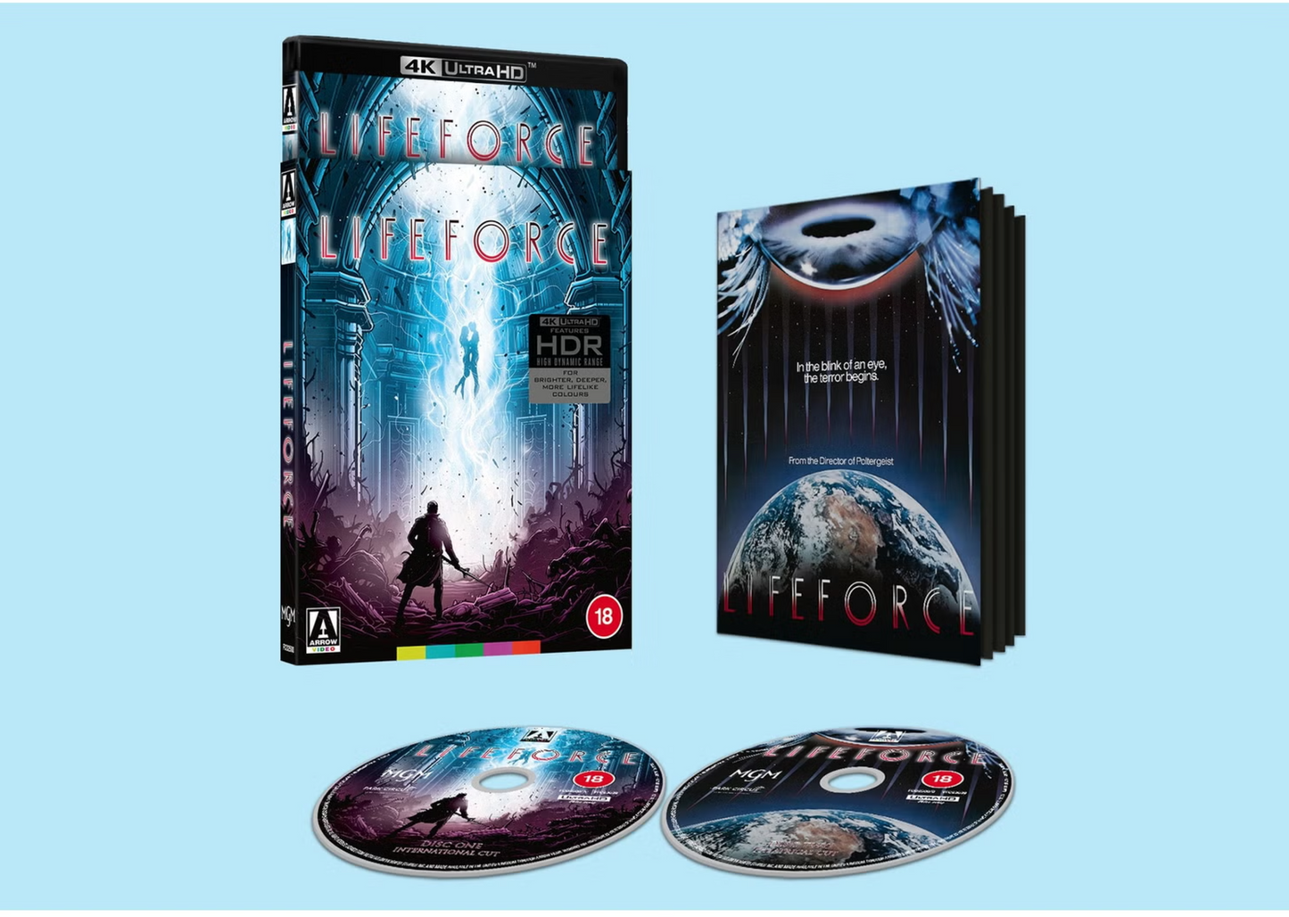 Lifeforce 4K UHD Limited Edition with Slipcover (Arrow Films UK/Region Free) LIMIT 1 PER CUSTOMER