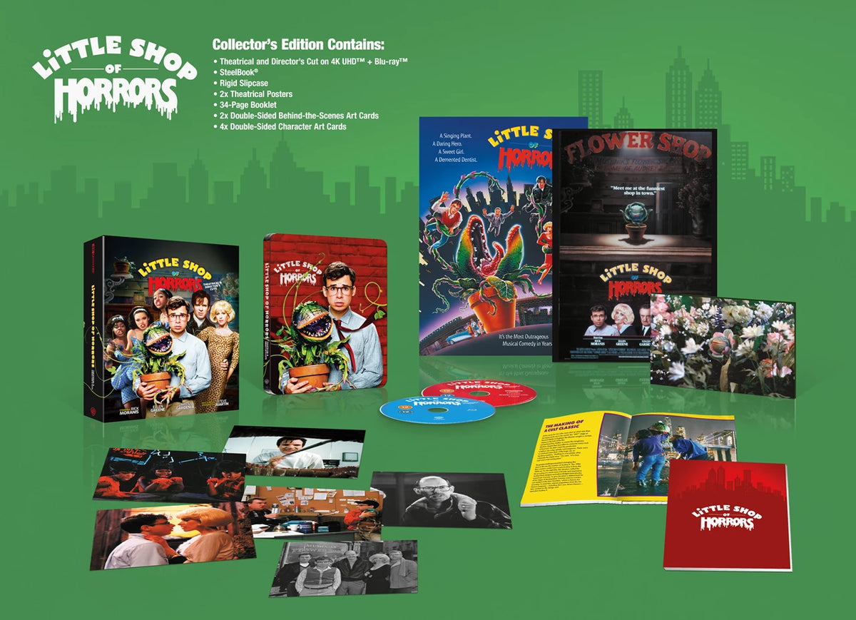 Little Shop of Horrors Limited Collector's Edition 4K UHD + Blu-Ray SteelBook (Warner Bros/Region Free) (POS)