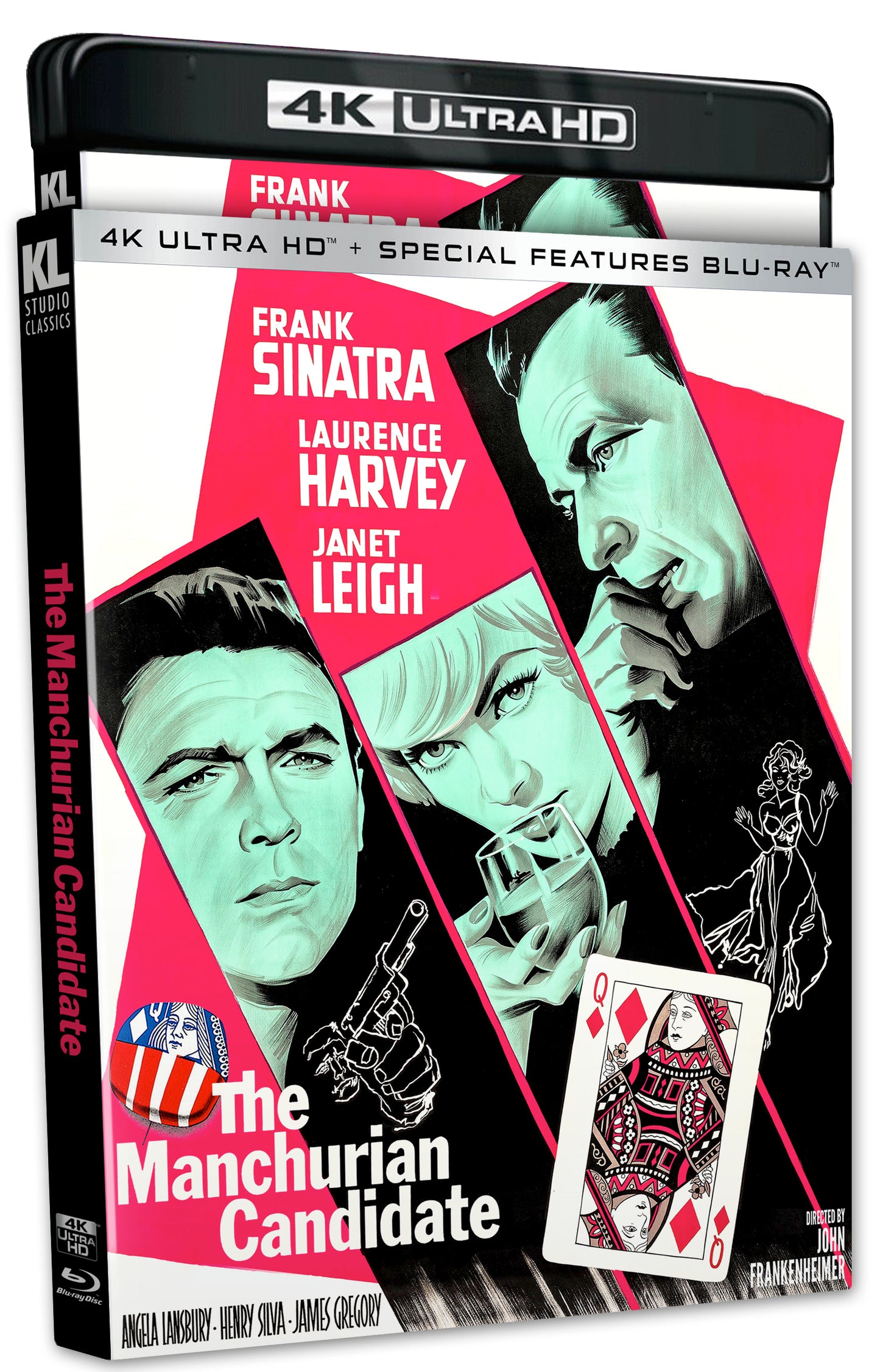 The Manchurian Candidate (1962) 4K UHD + Sp. Features Blu-ray with Slipcover (Kino Lorber)