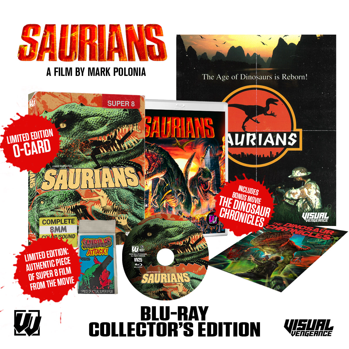 Saurians Blu-ray with Slipcover (Visual Vengeance)