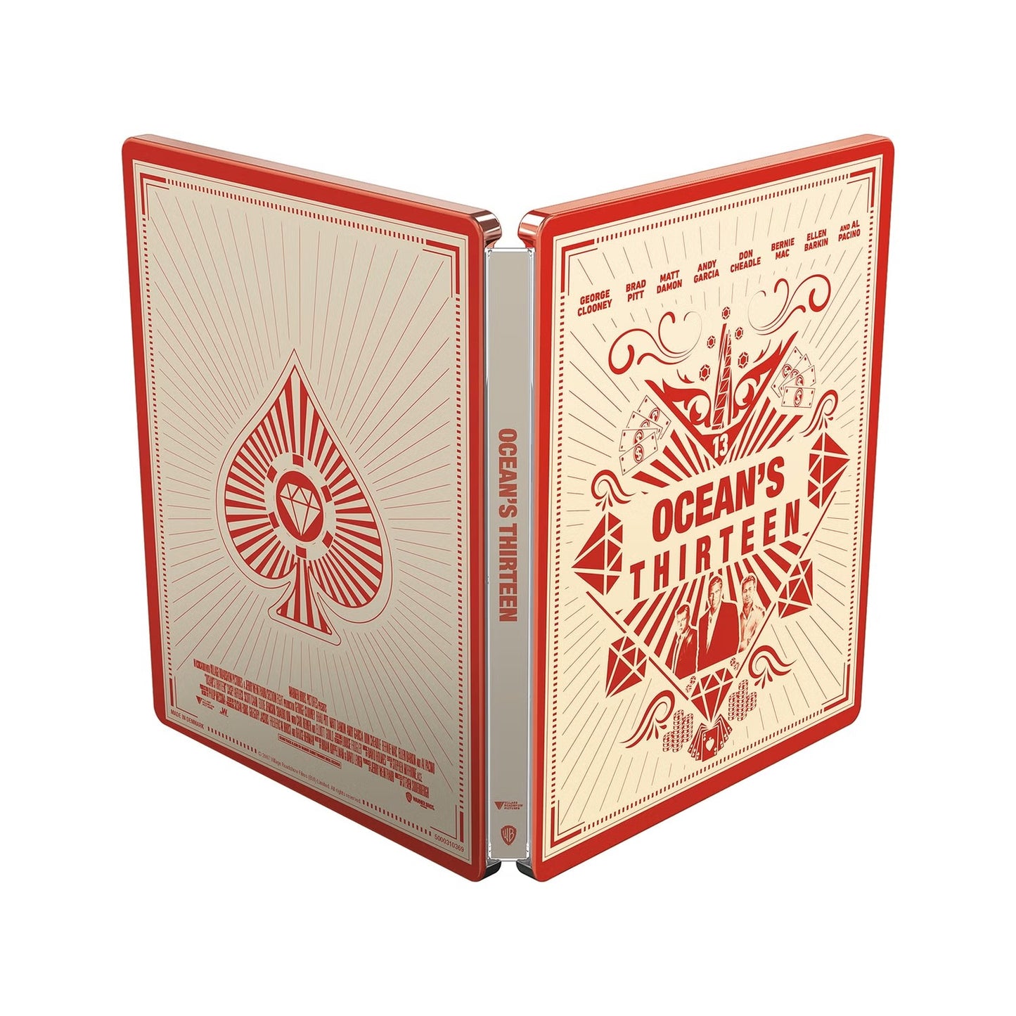 Ocean's Thirteen 4K UHD + Blu-ray SteelBook (Warner Bros. UK/Region Free)