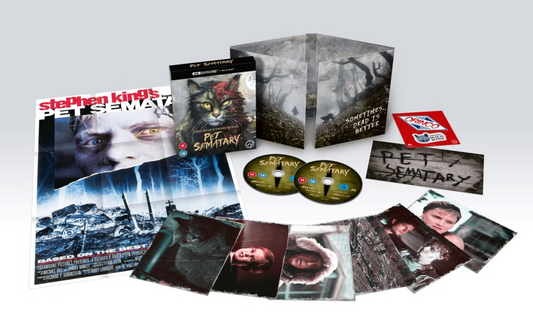 Pet Sematary (1989) 35th Anniversary Limited Collector's Edition 4K Ultra HD + Blu-Ray with Slipcase Paramount UK/Region Free/B)