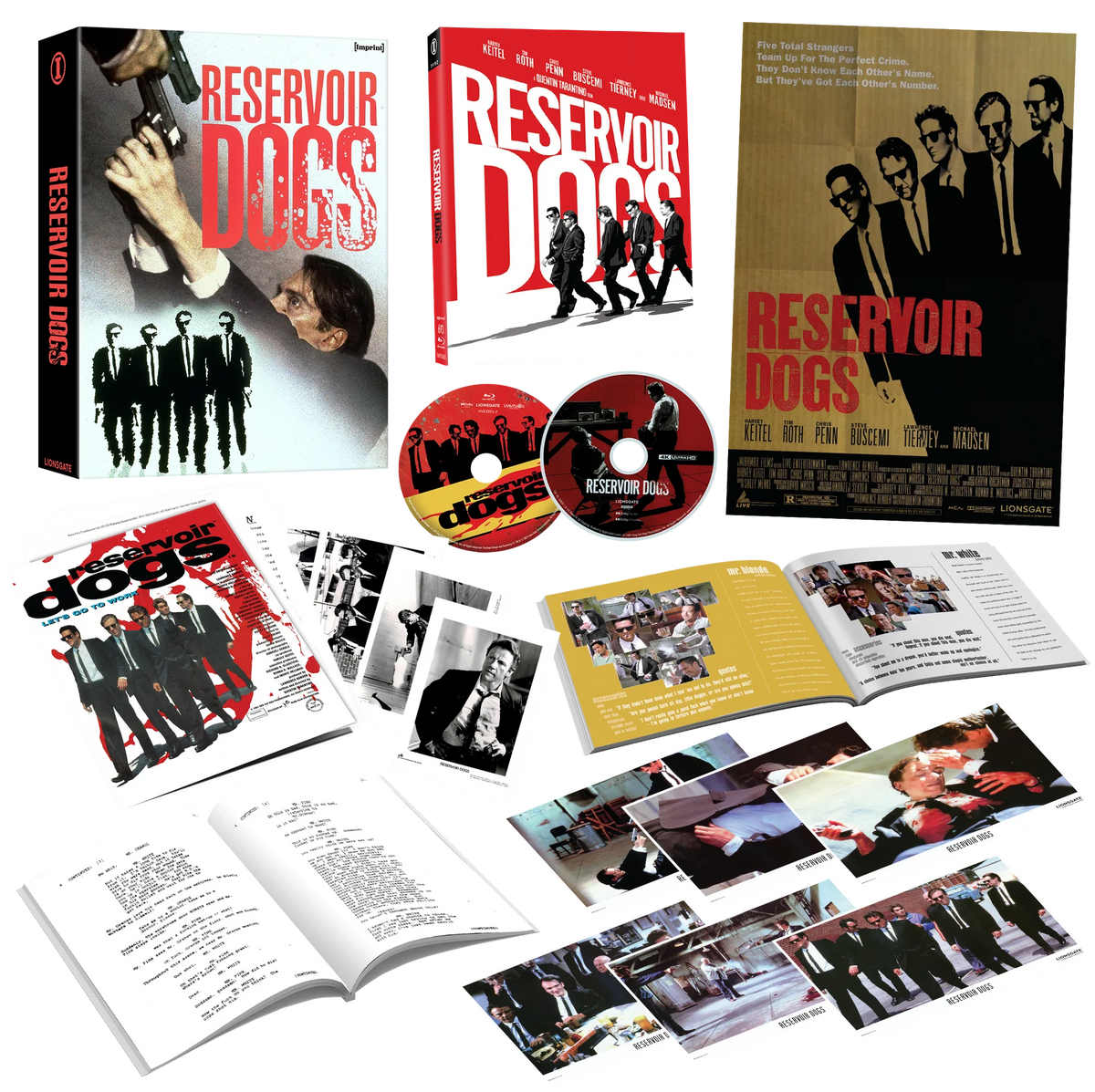 Reservoir Dogs (1992) - 4K UHD + Blu-ray Limited Edition Lenticular Large Hardbox (Imprint/Region Free) [Preorder]
