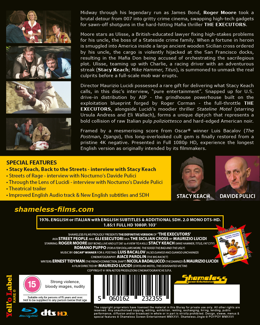 The Executors Blu-ray with Slipcover (Shameless Entertainment/Region Free)