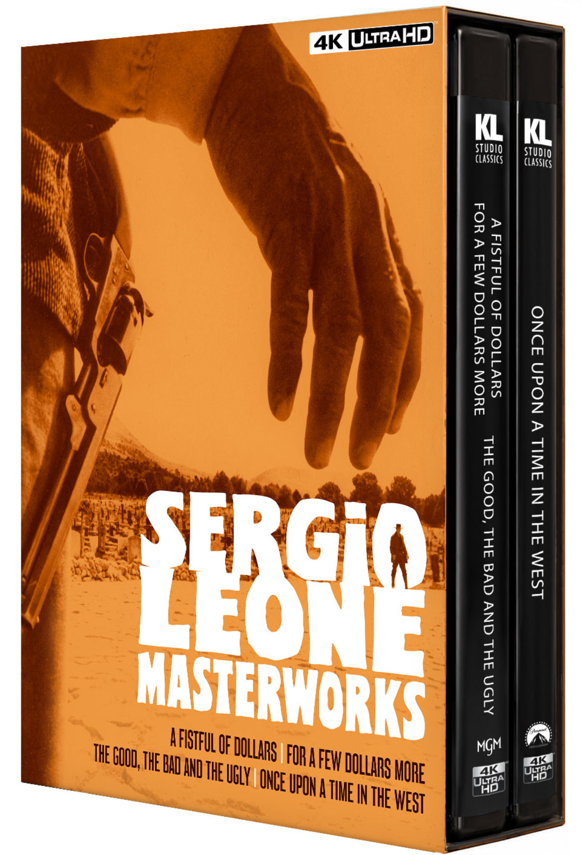 Sergio Leone: Masterworks 4K UHD + Bonus Blu-ray Disc with Slipcase (Kino Lorber) [Preorder]