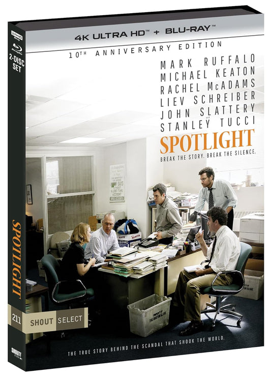 Spotlight 4K UHD + Blu-ray 10th Anniversary Edition with Slipcover (Shout Factory) [Preorder]